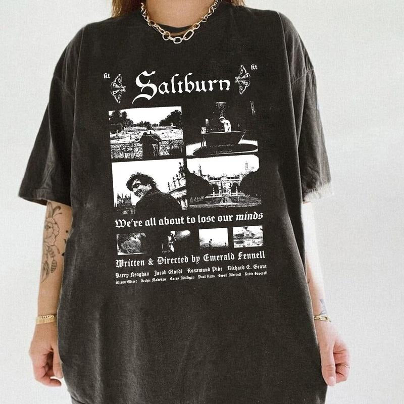 Saltburn Merch, Jacob Elordi T-Shirt Sweatshirt Hoodie | RetroVerseTees.com