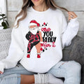 Santa, Are you ready for Christmas? T-Shirt, Sweatshirt, Hoodie Cotton Fabric | RetroVerseTees.com