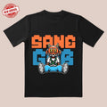 Season Launch! 'Space Guys' 3D Printed Tee | 3D Cut & Neon Orange-Blue Clash | Trendy Streetwear for All Occasions...