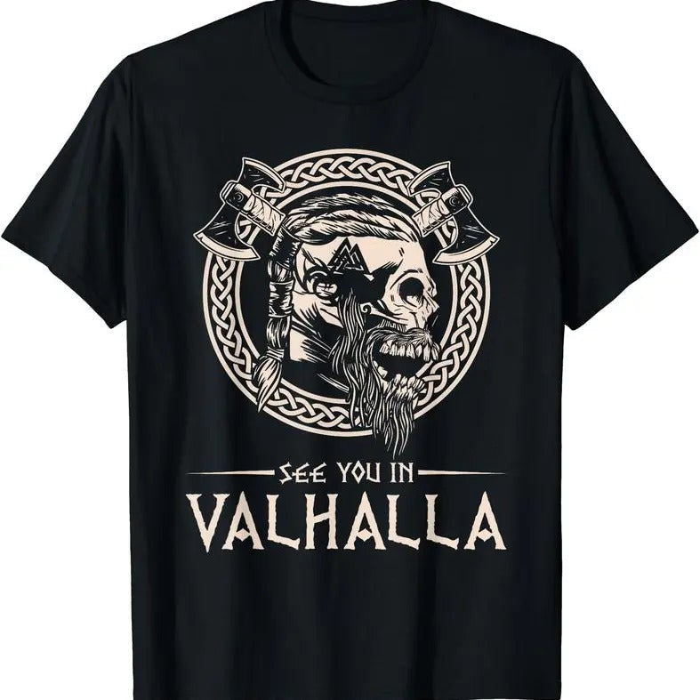 See You In Valhalla Viking T-Shirt Hoodie, Sweatshirt | RetroVerseTees.com