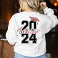 Senior 2024 Sweatshirt, Class Of 2024 Shirt, High School Graduation Gifts For Her, College Grad Gift, Graduating T-shirt,...