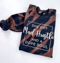 She got Mad Hustle and a Dope Soul Bleached Tshirt, Sweatshirt or Hoodie Comfy Top Womenswear Unisex | RetroVerseTees.com