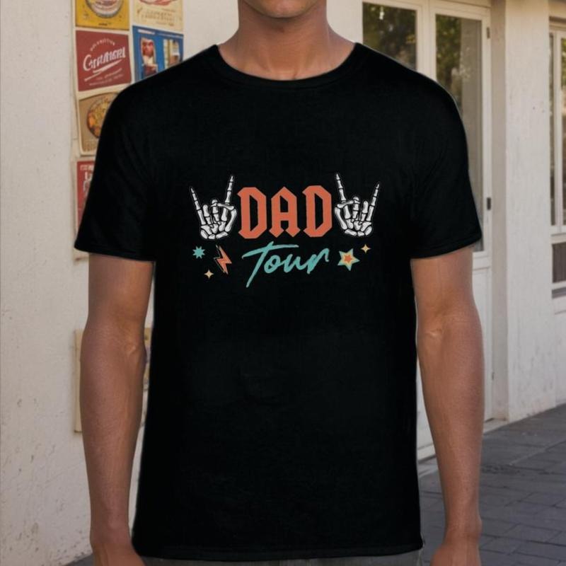 Shirt, Dad Tour TShirt, Fatherhood Tour Tee, Dad 2 Sided Shirt, Fathers Day Tee, Defender Dad Shirt, Comforter Dad Shirt...