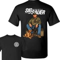 Sig Sauer Trump Hunter Double Sided Hoodie - Unisex Short Sleeve Casual T-Shirt, 100% Cotton, Available in Various...