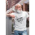 Skull Shirts for Men Tshirt Made in USA Cool Reaper Face Vintage Skull 3D Skull Effect T-shirt Fashion Shirts For Men...