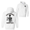Sleep Deprived Fit Short Sleeve Hoodie, Sweatshirt, T-Shirt, Unisex, For Men, For Women | RetroVerseTees.com