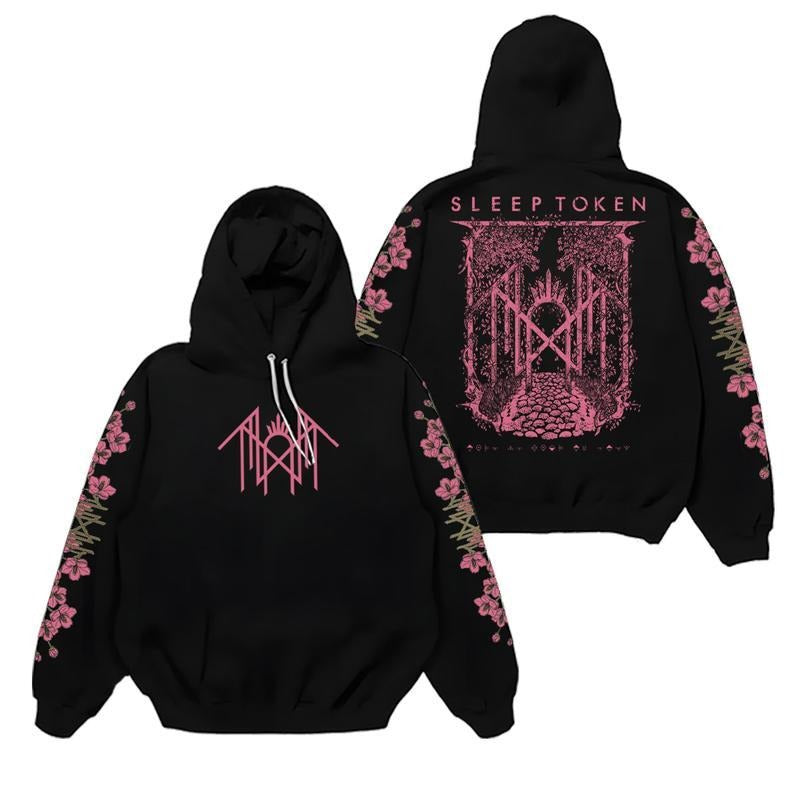 Sleep Token Even In Arcadia Floral Sweatshirt Hoodie, Sleep Token Tour 2025 Tee, New Song Concert Tour, Gift for Fan, ...