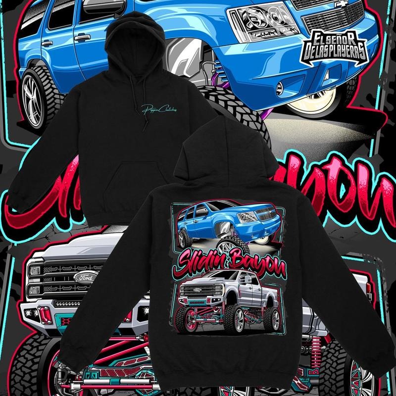 Slidin Bayou T-shirt Sweatshirt Hoodies | RetroVerseTees.com