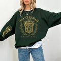 Slytherin Sweatshirt, Wizard House Sweatshirt, Wizard House, Wizard School Sweatshirt, Studio Trip, Booklover Womenswear...