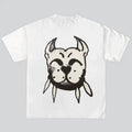 Smile With Dog Retro Graphic Y2k Streetwear T-Shirt Hip Hop Genz Hoodie, Sweatshirt | RetroVerseTees.com