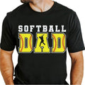 Softball Dad Shirt, Softball Daddy, Retro Sports Dad T-shirt, Softball Shirt, Father's Day Gift Hoodie, Sweatshirt