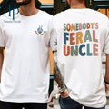 Somebody's Feral Uncle Shirt for Men, Uncle Shirt, Pregnancy Announcement Shirt for Uncle, Cool Uncle Shirt for New...