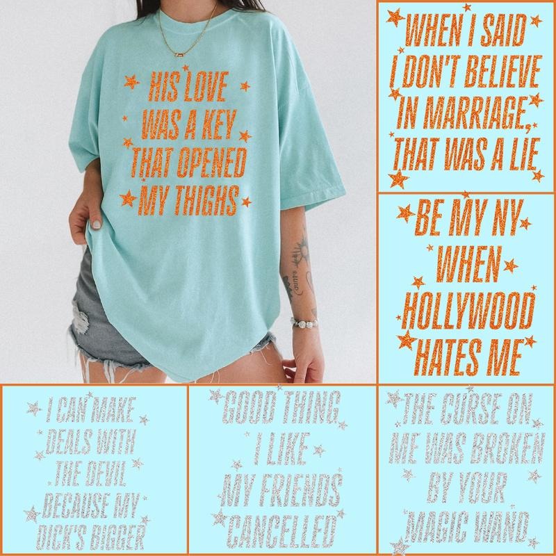 Song Lyrics Shirt Trending Lyrics T-Shirt Music Fan Gift Unisex Tee for Men Women Hoodie, Sweatshirt | RetroVerseTees.com