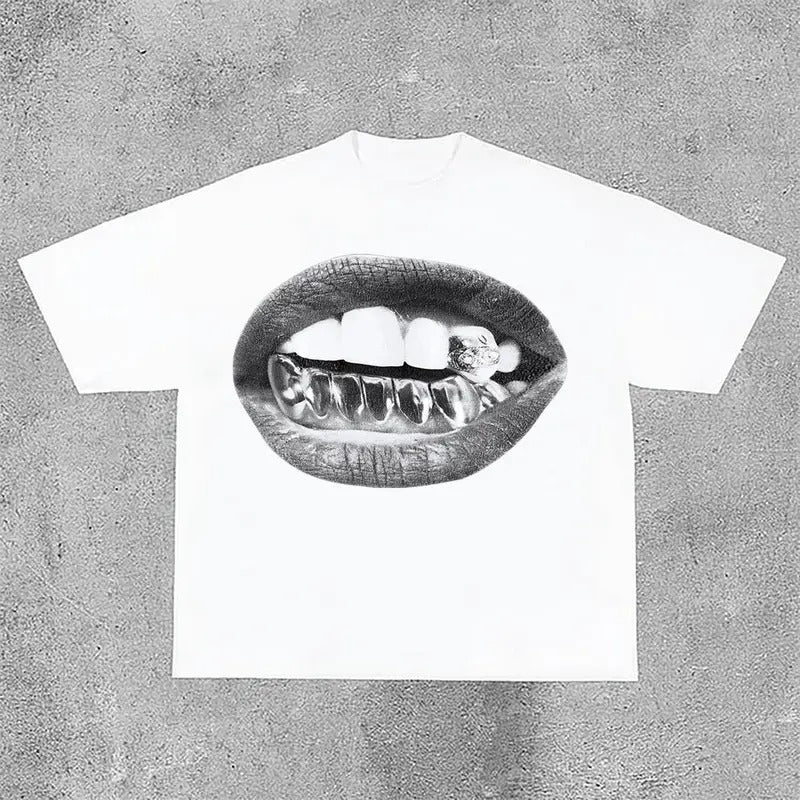 Sopula Unisex Lips Graphics Print Cotton T-Shirt Hoodie, Sweatshirt | RetroVerseTees.com