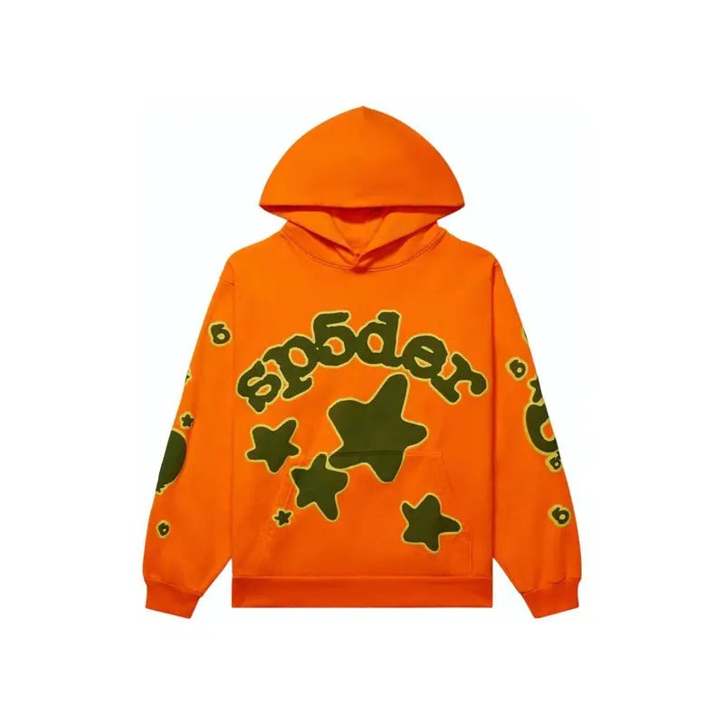 Sp5der Beluga Hoodie Orange T-Shirts, Sweatshirt | RetroVerseTees.com