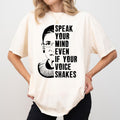 Speak Your Mind Even Even If Your Voice Shakes Comfort Colors Shirt, RGB Quote Graphic Tee, Feminist T-shirt, Women's...