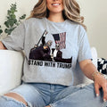 Stand With Trump Shirt, They Missed, Trump Rally Shirt, The Return Make America Great Again Sweatshirt Hoodie