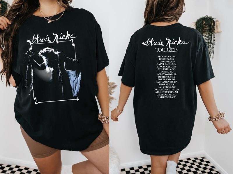 Stevie Nicks Concert Tour 2025 Shirt, Stevie Nicks Shirt Hoodie, Sweatshirt | RetroVerseTees.com