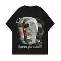 Street Life Men's Summer Casual Skull Printed Round Neck Short Sleeve T-Shirt, Sweatshirt, Hoodie Size S- 3XL,Gift For...