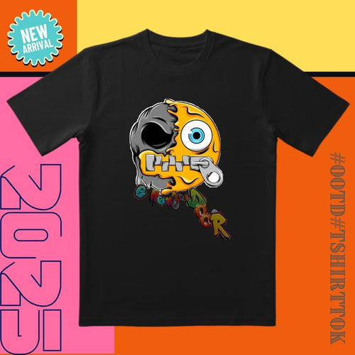 'Cute Party' Tee |   3D Cut & Neon Clash |   Trendy Essential for Dates/Parties/Streetwear Hoodie, Sweatshirt