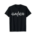 Stylish Gamer Crew Neck T-Shirt - Men's Fashionable Summer Short Sleeve Sports Tee
