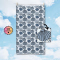 Subtle F*ck Trump Coastal Shell Hand Towel, FDT Political Home Decor, Nautical Kitchen Towel, Liberal Hostess Gift, Ocean...