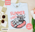 Summer Vibes Cow Comfort Colors Shirt, Cute Beach Tshirt, Trendy Women's Tee, Gift for Her Hoodie, Sweatshirt