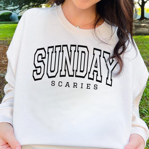 'Sunday Scaries' Sweatshirt T-Shirts, Hoodie | RetroVerseTees.com
