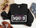 Support Squad Pancreatic Cancer Sweatshirt, Matching Cancer Fighters Sweater, Pancreatic Cancer Warrior, Purple Ribbon...