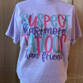 Suspect Has More Tattoos Than Friends Graphic Tee - Comfort Colors Tee - Tattoo Shirt Hoodie, Sweatshirt | RetroVerseTees.com