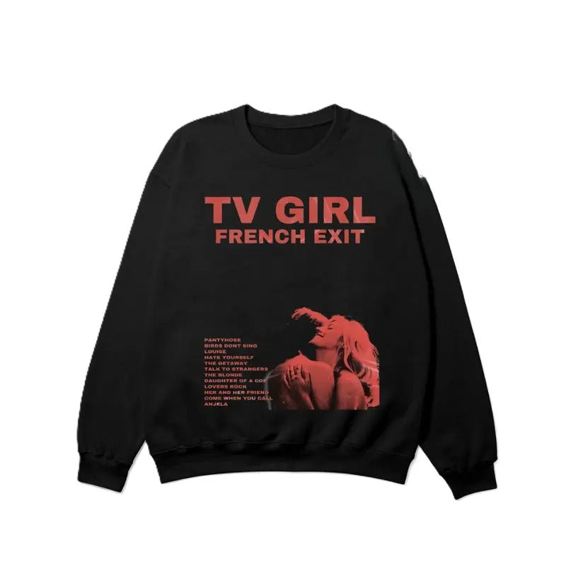 TV Girl Band Sweatshirt - Vintage-Inspired Music Merch - Unisex Pullover - Indie Pop Fans Gift T-Shirts, Hoodie