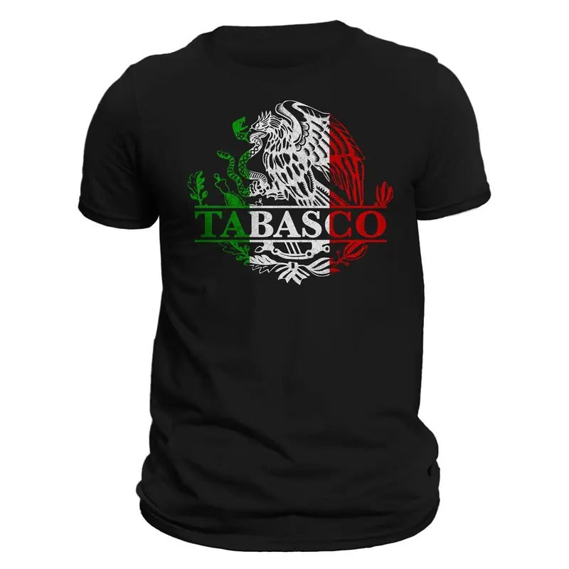 Tabasco Mexico Eagle Emblem Mexican T-Shirt Hoodie, Sweatshirt | RetroVerseTees.com