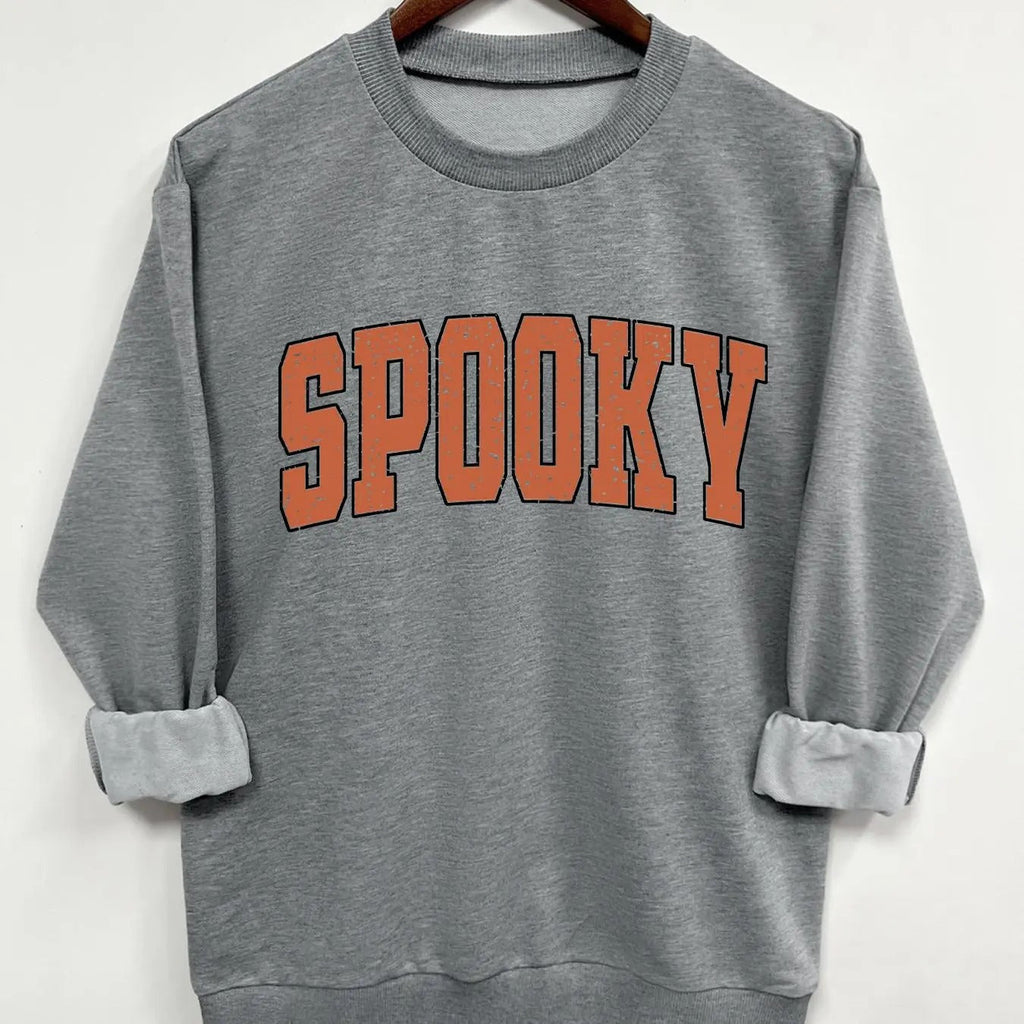Teen Girl's Letter Print Crew Neck Sweatshirt, Casual Long Sleeve Pullover for Daily Wear, Fashion Cozy Top for Teenager...