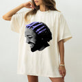 The Boy Champagne  Purple Face Graphic Tee - Unisex Cotton Tee - Menswear Hoodie, Sweatshirt | RetroVerseTees.com