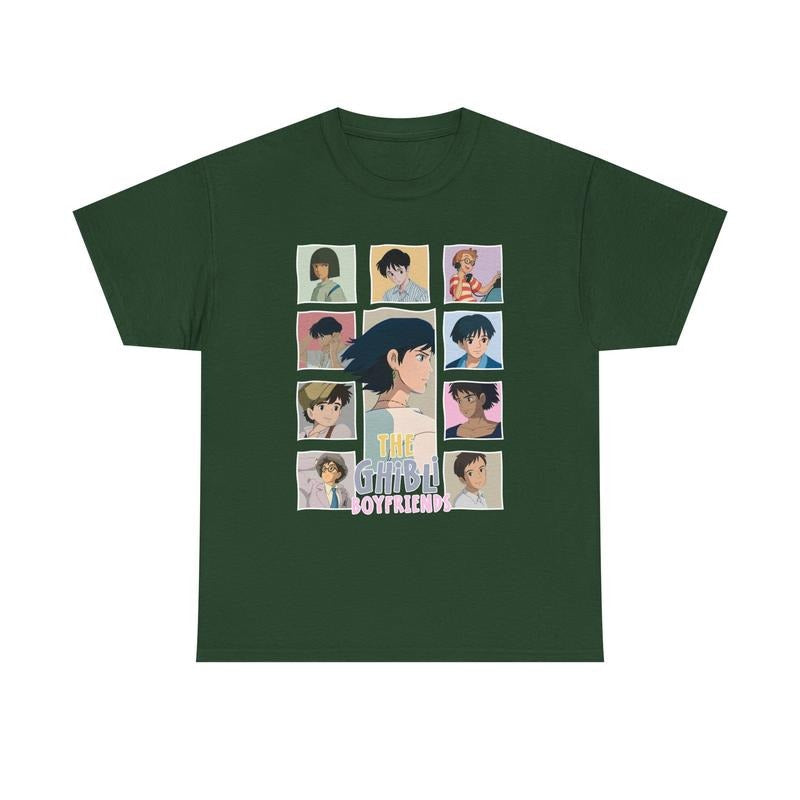 The Ghibli Boyfriends Tshirt, Studio Ghibli Shirt, Anime Shirt, Hayao Miyazaki, Howl, Haku Hoodie, Sweatshirt