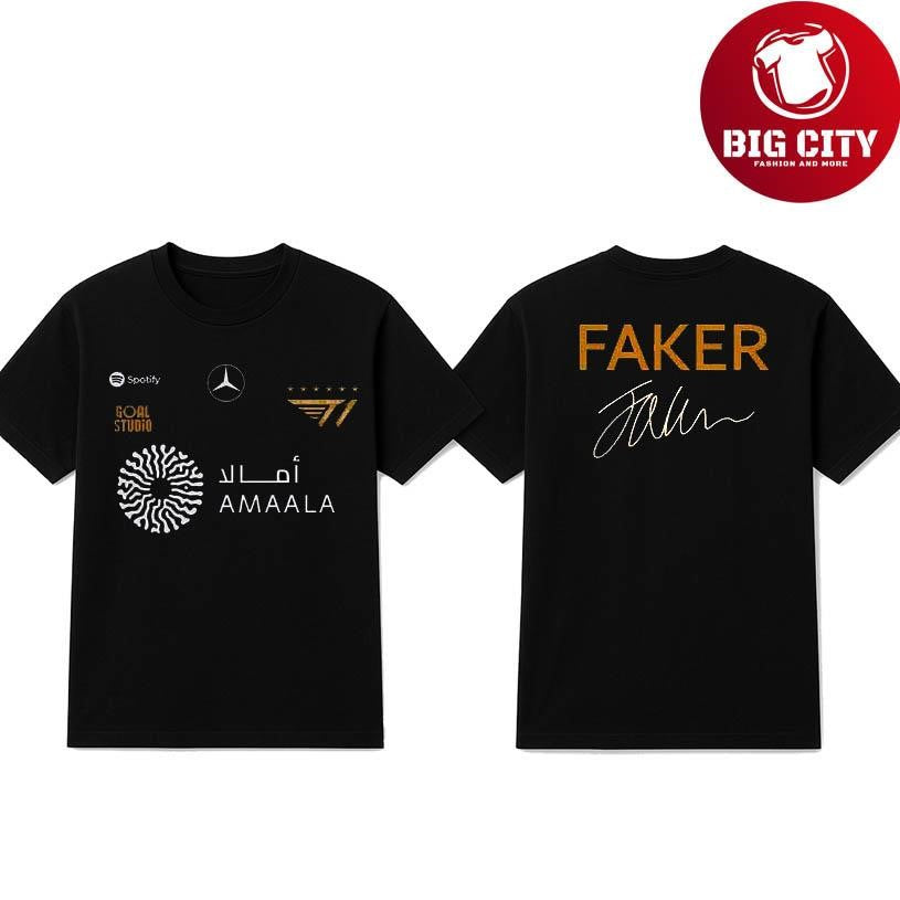 The Immortal Demon King Faker Win the LoL World Championship 2025 Two Sided Shirt