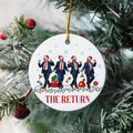 The Return Make America Great Again Ornament, Trump Winner Ornament, Trump Won Election 2024 Gift, Gift for Trump Fan,...