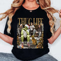 Thug Life Christmas Shirt, Green Xmas Shirt, Floral Christmas Mama, Cartoon Movie Xmas, Feelin Extra Today, Unisex Short...