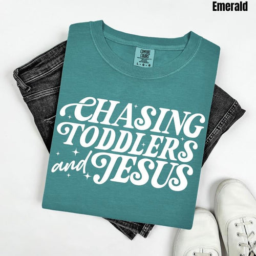 Toddlers & Jesus White Comfort Colors T-Shirt 'NLB' Hoodie, Sweatshirt | RetroVerseTees.com