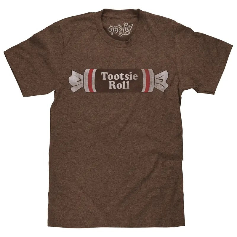Tootsie Roll Logo T-Shirt - Brown Hoodie, Sweatshirt | RetroVerseTees.com
