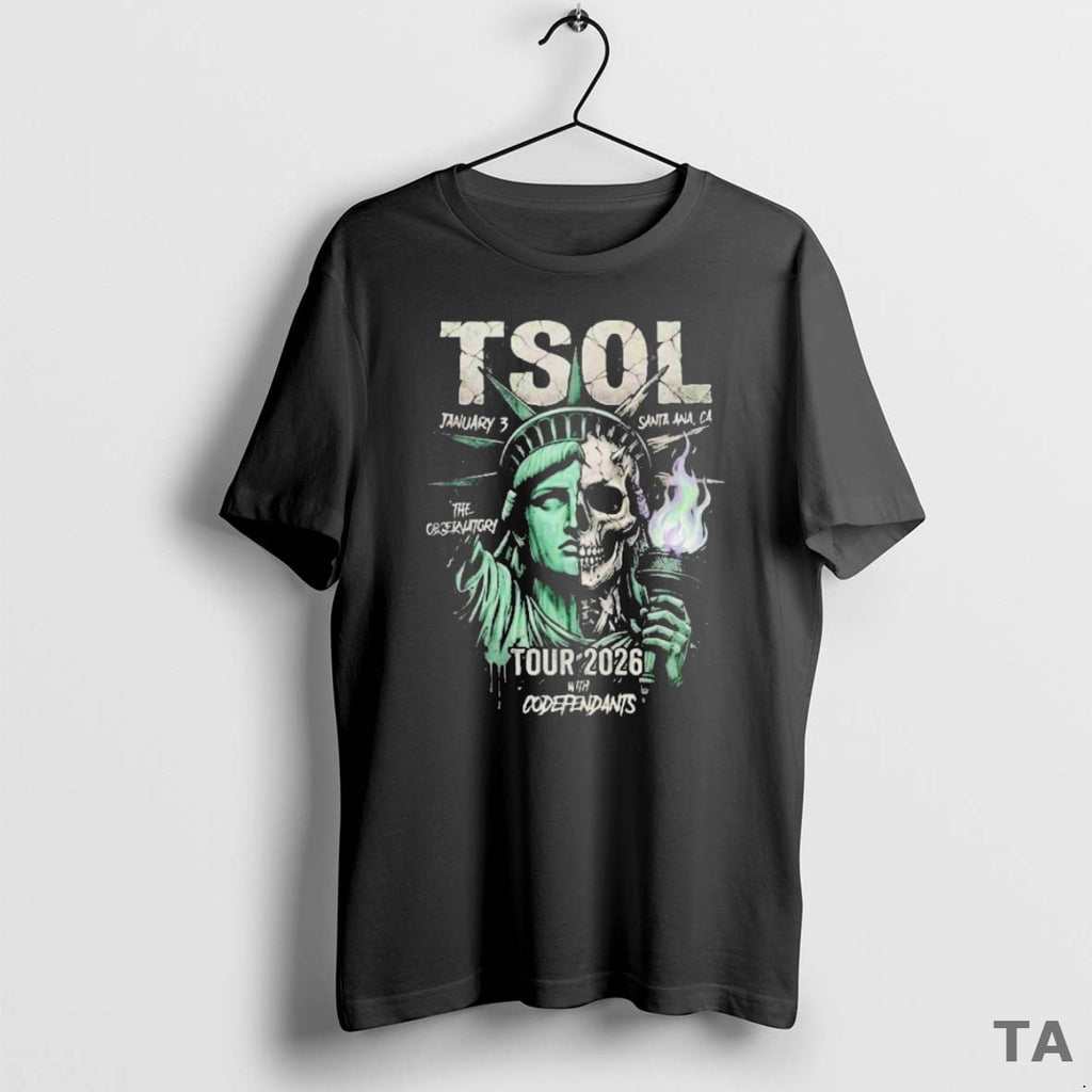Top Tsol Band Tour 2026 At The Observatory Santa Ana California On January 3 2026 T-Shirts, Hoodie, Sweatshirt