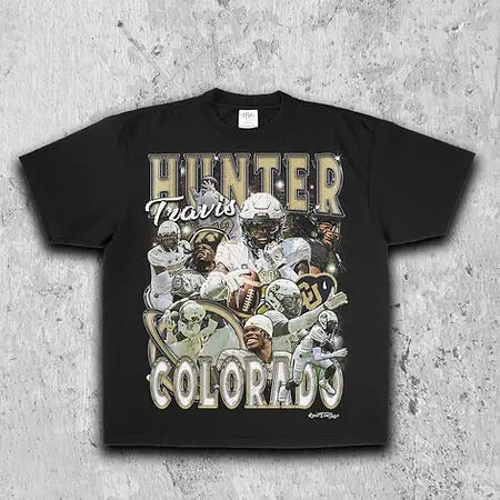 Travis Hunter Tee - Soft and Comfortable Shirt - Menswear - Graphic T-Shirt Hoodie, Sweatshirt | RetroVerseTees.com
