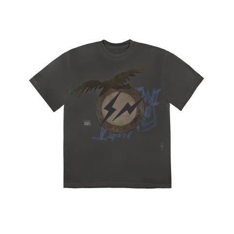Travis Scott Cactus Jack For Fragment Create T-shirt Washed Black Hoodie, Sweatshirt | RetroVerseTees.com
