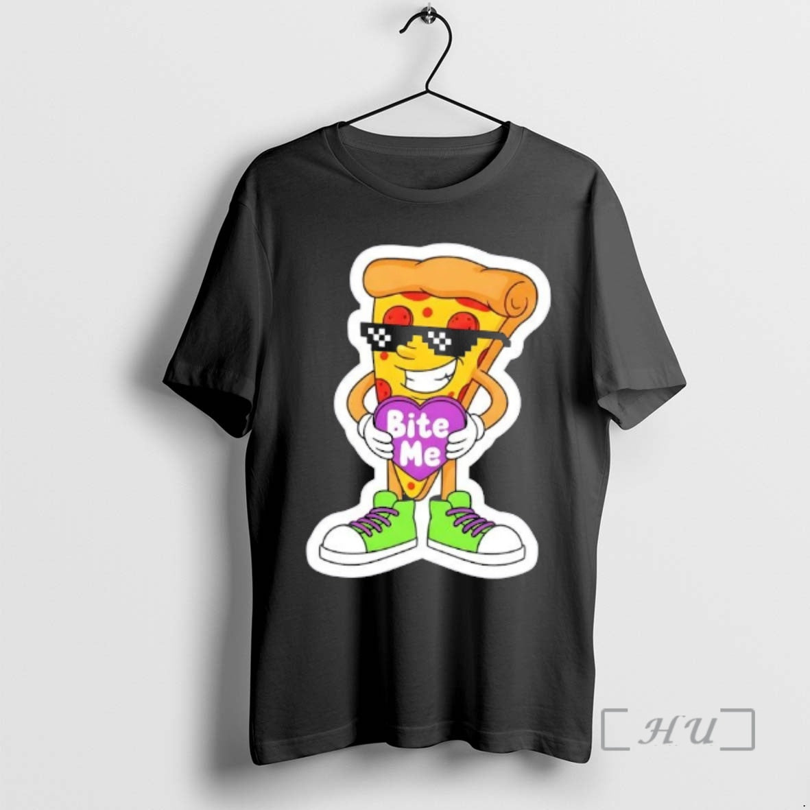 Trending Bite Me Pizza Cool Design T-Shirts, Hoodie, Sweatshirt | RetroVerseTees.com