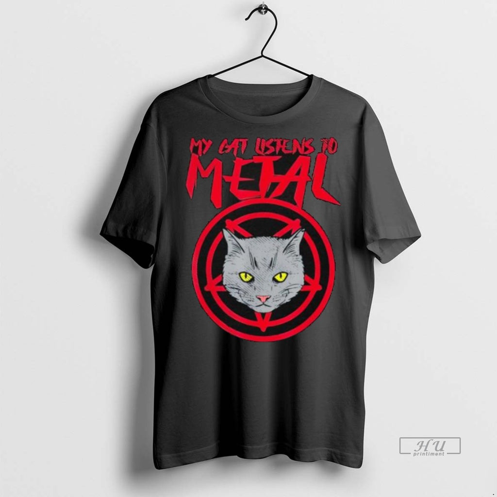 Trending Death Metal X My Cat Listens To Metal Shirt Sweater