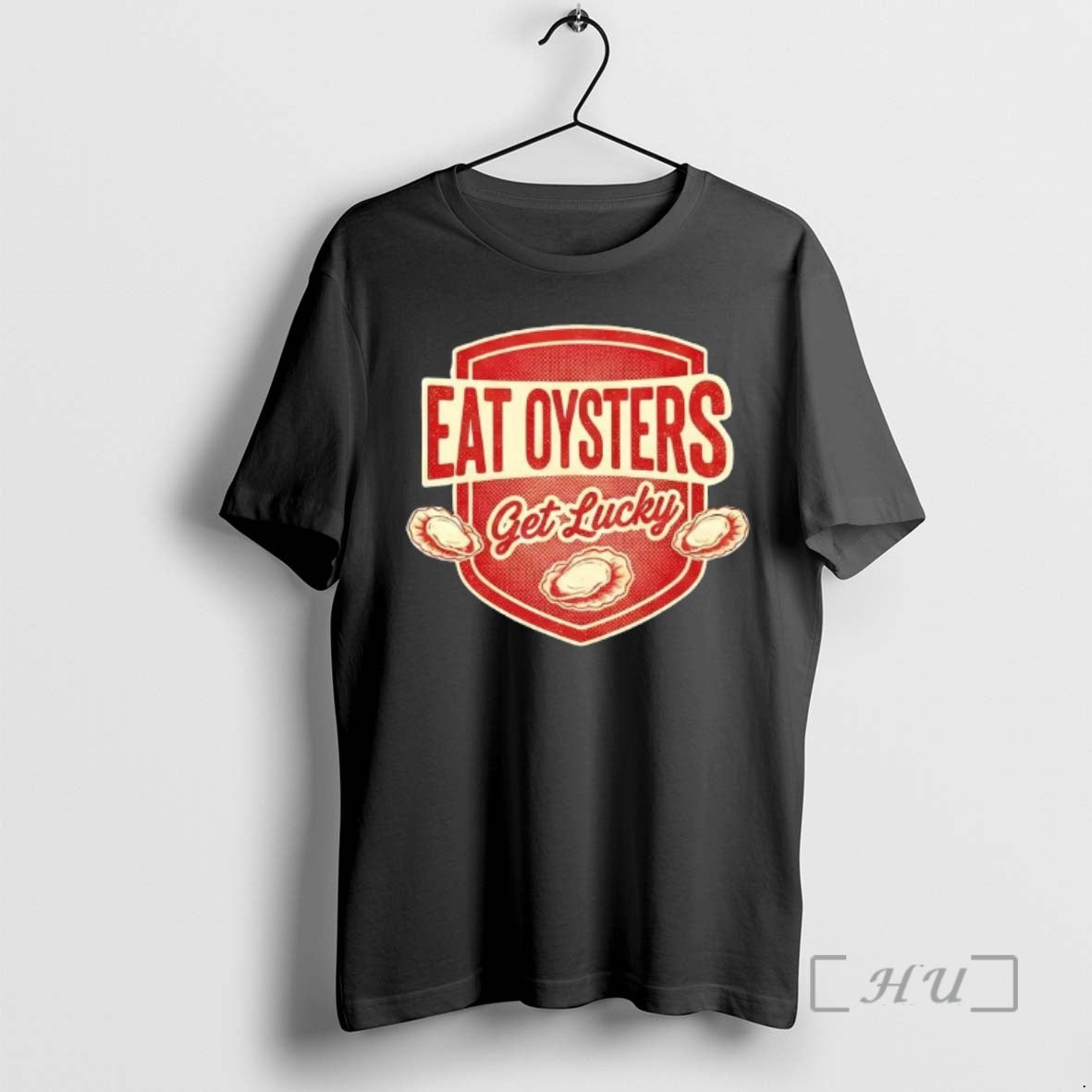 Trending Eat Oysters Get Lucky T-Shirts, Hoodie, Sweatshirt | RetroVerseTees.com