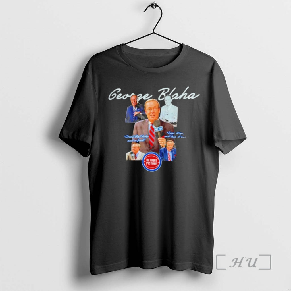 Trending George Blaha Detroit Pistons Count That Baby And A Foul Premium T Shirts Sweater Hoodie, Sweatshirt