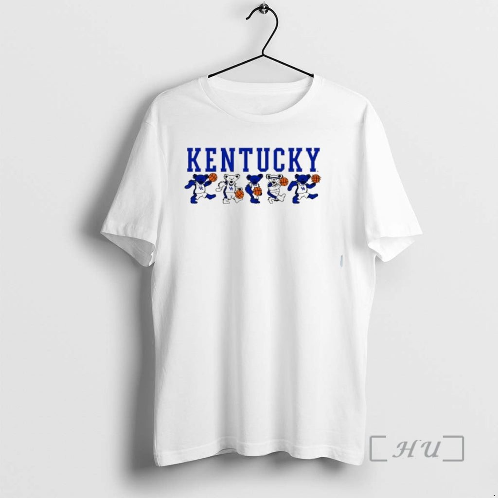 Trending Grateful Dead Dancing Bears Kentucky Wildcats Basketball Logo T-Shirts, Hoodie, Sweatshirt | RetroVerseTees.com