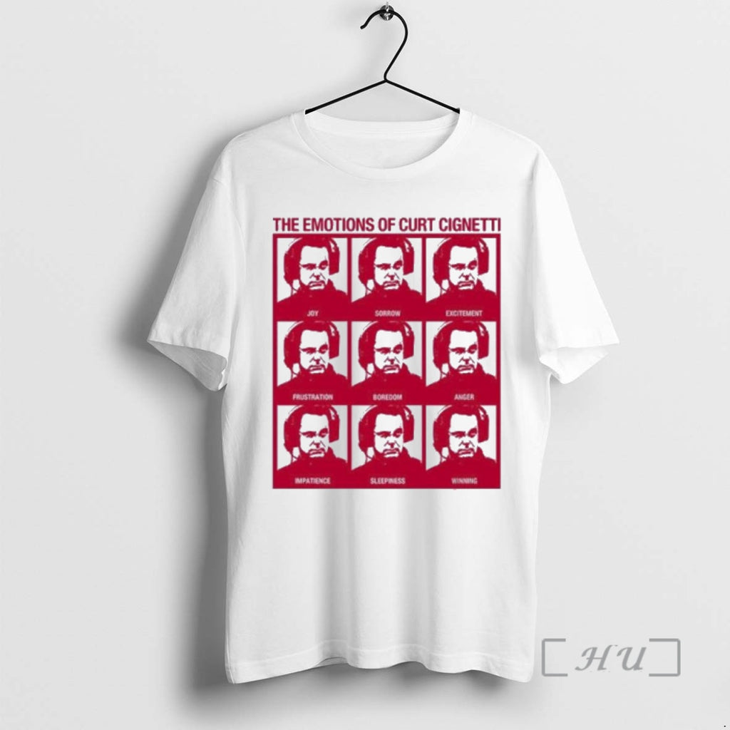 Trending Iu Football The Emotions Of Curt Cignetti Coach Champions T-Shirts, Hoodie, Sweatshirt | RetroVerseTees.com