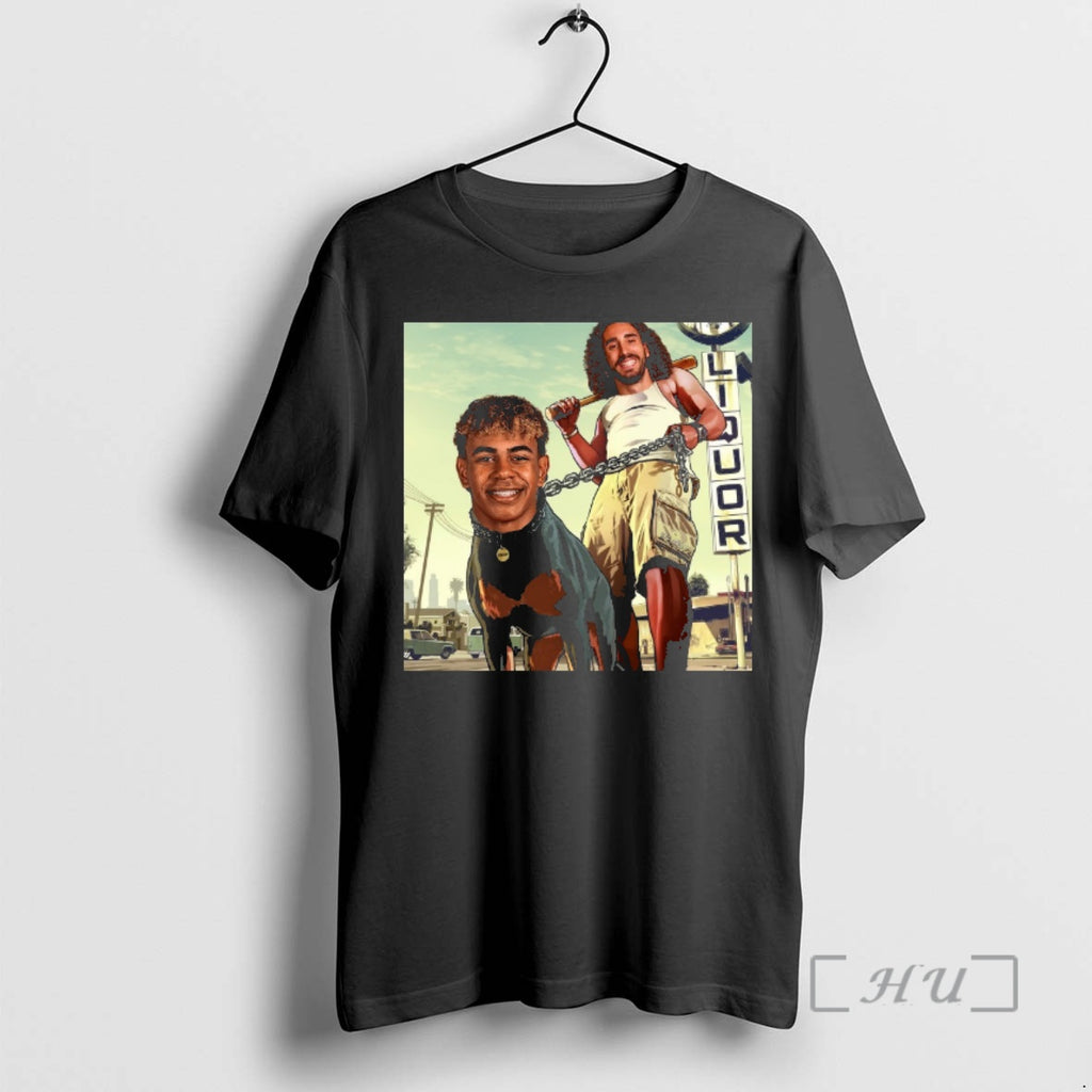 Trending Marc Cucurella And Lamine Yamal Franklin And Chop Meme T-Shirts, Hoodie, Sweatshirt | RetroVerseTees.com